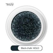 BLACK CHALK HOLO superfine glitter 