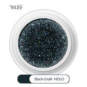 BLACK CHALK HOLO superfine glitter 