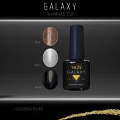 GALAXY Shimmer Top coat Gel GOLDEN DUST image