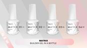 MATRIX builder gel in a bottle KIT (a set of 4 builder gels)