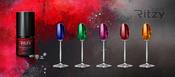 BOHEMIAN Glass SET OF 8