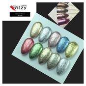Diamond Riviera Gel Polish Set of any 10 colours(tpo free) image