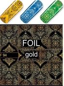 "Exquisite" Slider Nail Art Decoration F094 gold