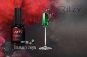BOHEMIAN Glass gel polish EMERALD GREEN image