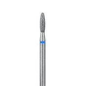Diamond Cuticle Bit FLAME Blue (smooth top) 2.1mm