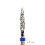 Diamond Cuticle Bit FLAME Blue 2.5mm 