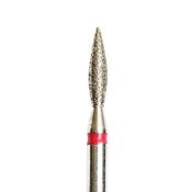 Diamond Cuticle Bit FLAME Red 2.3mm (long)