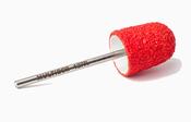 Reusable composite pedicure cap RED Coarse 127R