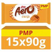 Aero Orange Chocolate Sharing Bars 90g | Box of 15
