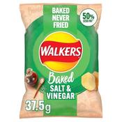 Walkers Baked Salt &amp; Vinegar Crisps | 32 x 37.5g Multipack