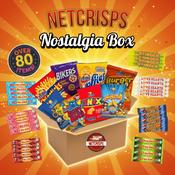 Netcrisps Nostalgia Variety Box | 50 Crisp Packets &amp; 55 Sweet Bars