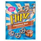Flipz Cinnamon Bun Flavour Coated Pretzels 90g  | Netcrisps