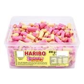 Haribo Rhubarb &amp; Custard Sweets | Tub of 300 Pieces