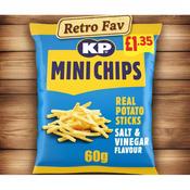 KP Mini Chips Salt &amp; Vinegar 60g - Box of 20 Packets