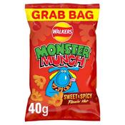 Monster Munch Sweet &amp; Spicy Flamin' Hot | Box of 35 Packets (40g) | Netcrisps