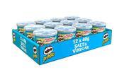 Pringles Salt and Vinegar Crisps | Box of 12 Tubs (40g) - Bold Flavour Delight image