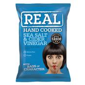REAL Hand Cooked Crisps Sea Salt &amp; Cider Vinegar