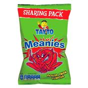 Tayto Meanies Pickled Onion Sharing Bags | Box of 12 x 110g DATED 08/09/26