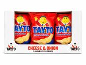 Tayto Cheese &amp; Onion Crisps Large Share Bags 12 x 125g image