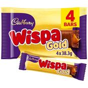 Cadbury Wispa Gold Caramel Chocolate Bar 4 Pack (4x48g)