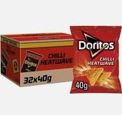 Box of Doritos Chilli Heatwave | 32 x 40g Netcrisps