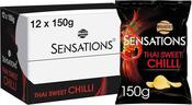 Walkers Sensations Thai Sweet Chilli Crisps Box 12 x 150g