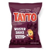 Tayto Wuster Sauce Flavour Potato Crisps – Box of 32 x 32.5g