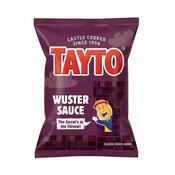Tayto Wuster Sauce Flavour Potato Crisps – Box of 32 x 32.5g