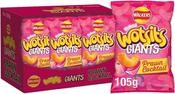 Walkers Baked Wotsits Giants Prawn Cocktail Sharing Bag Crisps 105g