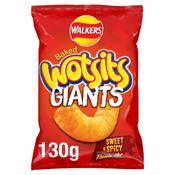 Walkers Wotsits Giants Flamin' Hot Sharing Bag | 130g | Netcrisps