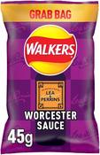 Walkers Lea &amp; Perrins Worcester Sauce Grab Bag Crisps 45g (Case of 32) | Netcrisps