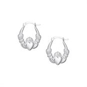 Sterling Silver Claddagh Earrings image