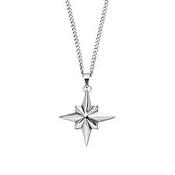 Gents Steelwear Stainless Steel North Star Pendant image