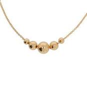 Burren 18ct Gold Plated Wldflower Beaded Necklet