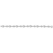 Sterling Silver Trinity Claddagh Bracelet