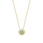 Burren 18ct Gold Plated A Venture In Paradise Necklet