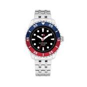Tommy Hilfiger Stainless Steel Navy Blue &amp; Red Bezel 36mm Kids Watch