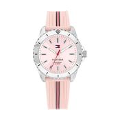 Tommy Hilfiger Kids Pink Dial &amp; Silicone Strap Watch