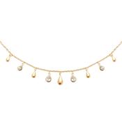 Burren 18ct Gold Plated Kisses From The Sun Necklet