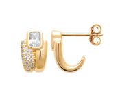 Burren 18ct Gold Plated Anastasia Earrings image