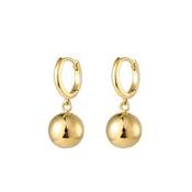 Burren 18ct Gold Plated Clario Ball Drop Earrings