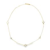 9ct Yellow Gold Mother of Pearl Necklet