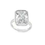 Sil Ring CZ Rect R/O image