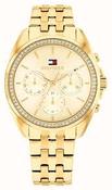 Ladies Tommy Hilfiger Mellie CZ Bezel Chronograph Watch 36mm image