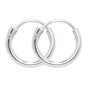Sterling Silver 10mm Sleeper Earrings