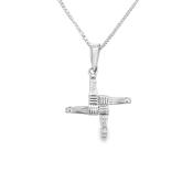 Sterling Silver Plain St Bridget Cross image
