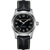 Gents Stainless Steel Hamilton Khaki Field Murph 42mm Automatic Watch With Black Dial