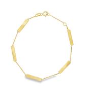 9ct 5 3D Bar Bracelet