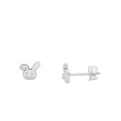 Sil E/rg Wh Enam Bunny