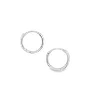 Sterling Silver 14mm  Hoop Earrings image